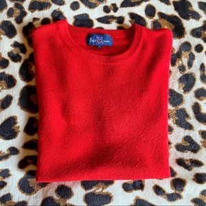 Vintage Polo Red Cashmere SweatShirt